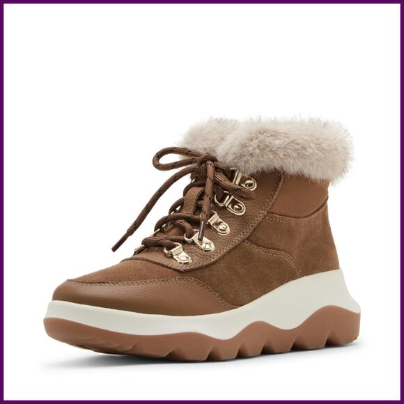 Shoes - Waterproof Suede Ankle Boots Size 7.5 Comfortable Everyday Wear